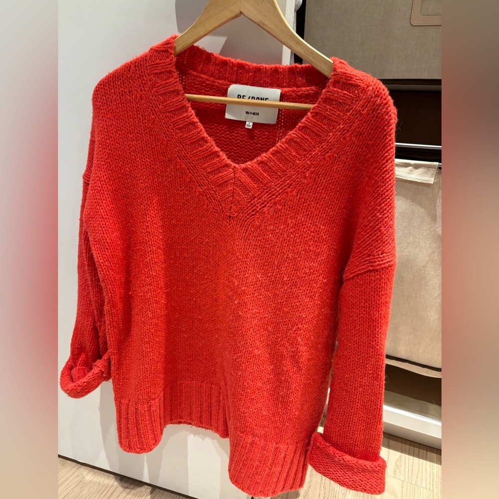 Re/Done sweater size small.